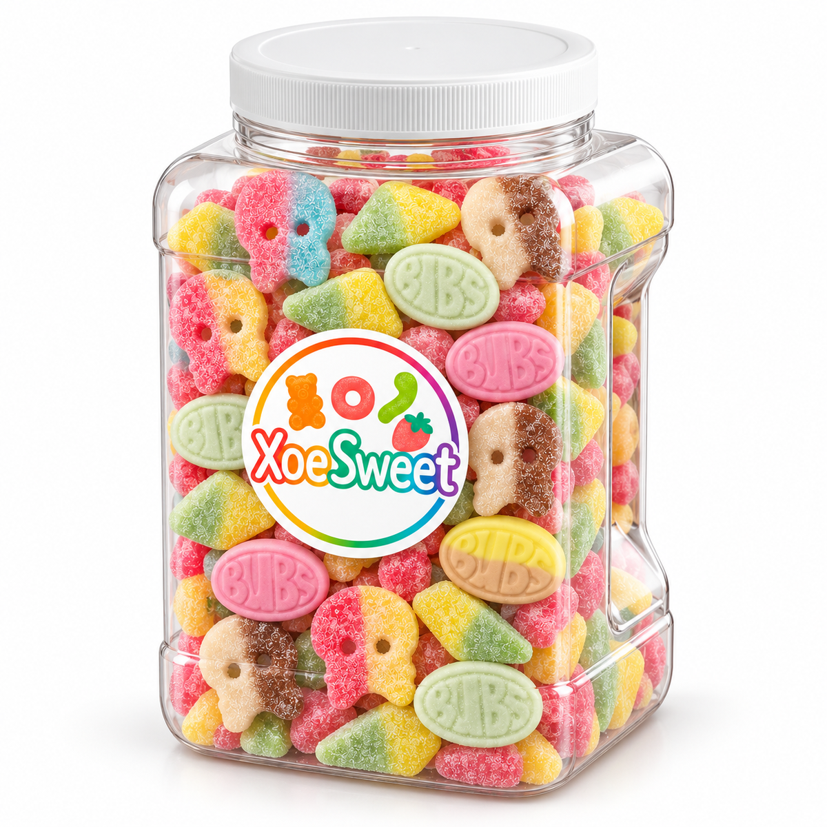 2 lb Assorted Bubs & Swedish Style Candies – Salad Bowl, Bucket, or Jar