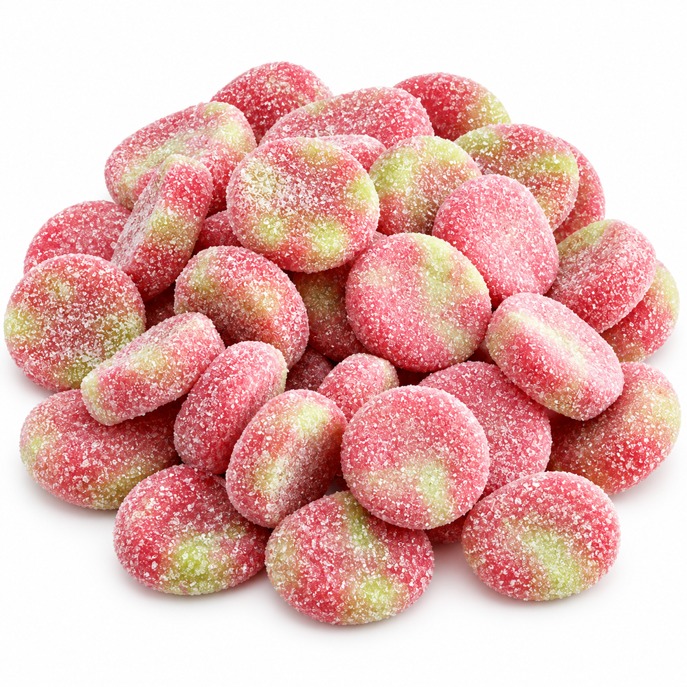 Sour Watermelon and Lime Bites
