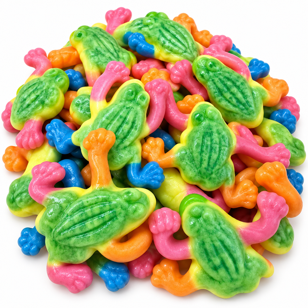 Tropical Frogs - Gummy Filled