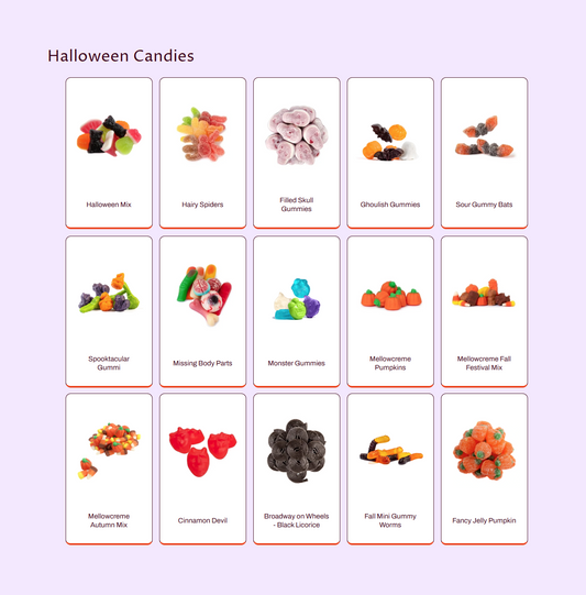 Halloween Themed Assorted Mix Bag