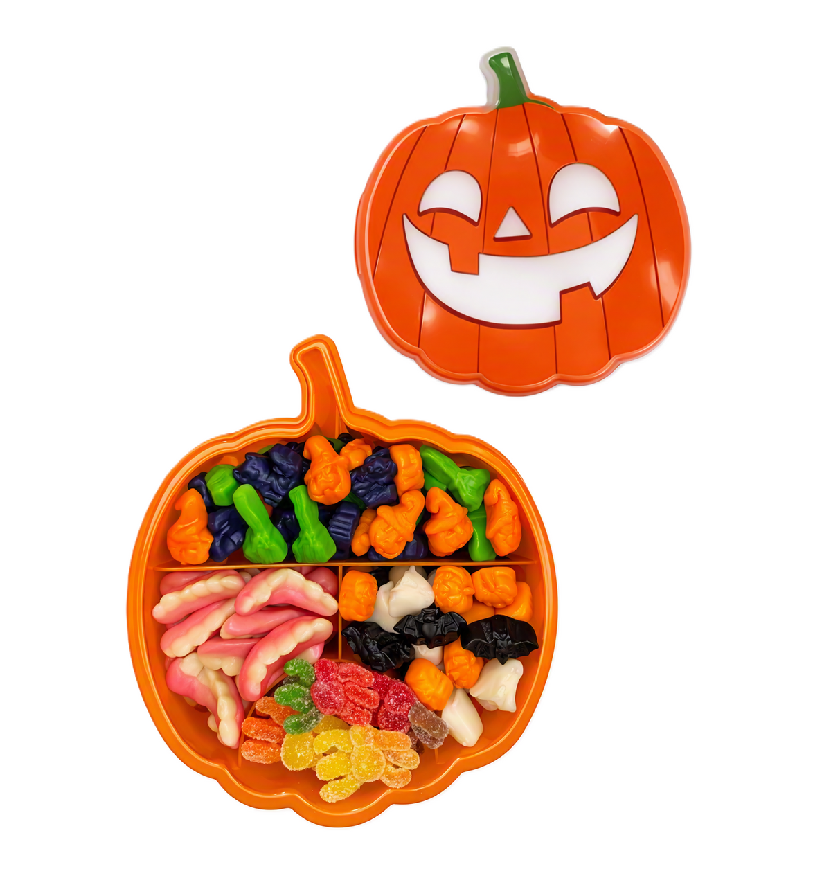1 ½ lb Halloween Pumpkin Snackle Box - Pick n Mix