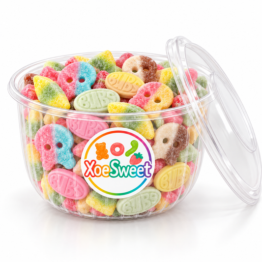 2 lb Assorted Bubs & Swedish Style Candies – Salad Bowl, Bucket, or Jar