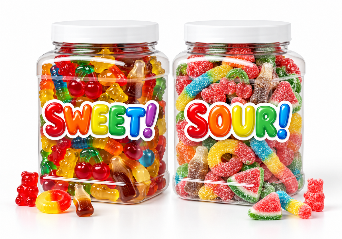 Sweet or Sour Themed Gummy Assorted Mix