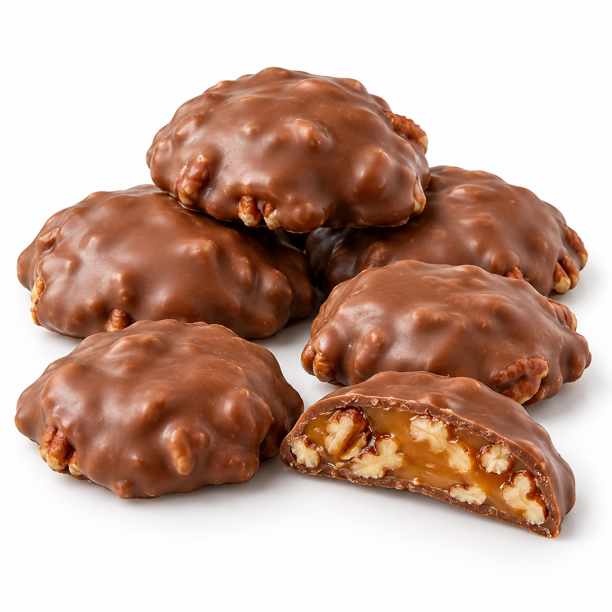 Choc Pecan Caramel Patty