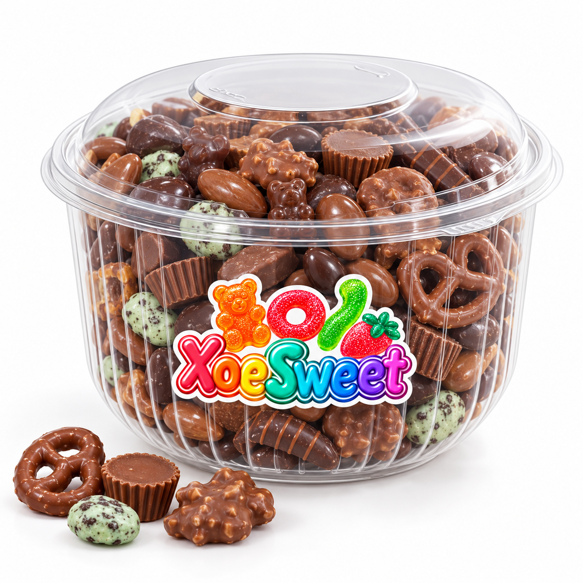 3lb Chocolate Bucket, Jar or Salad Bowl - Pick n Mix