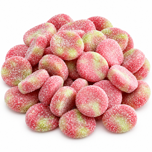 Sour Watermelon and Lime Bites