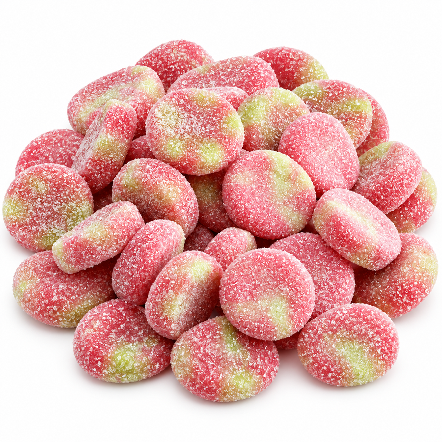 Sour Watermelon and Lime Bites