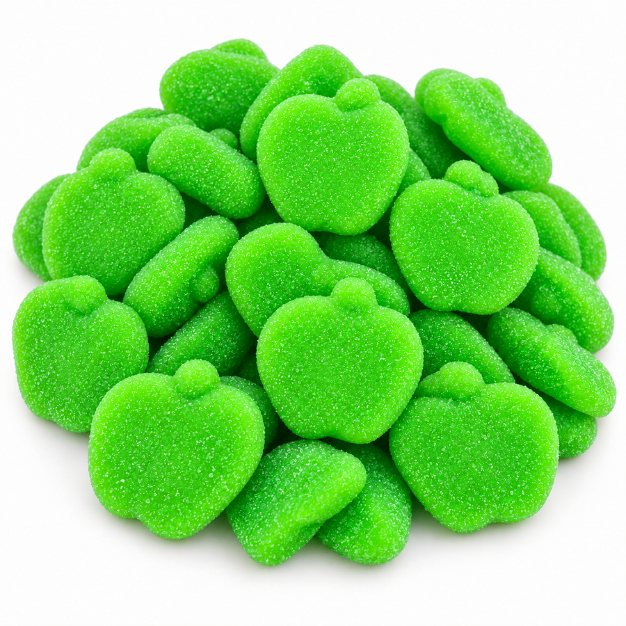 Green Apple Slices Sour Gummi