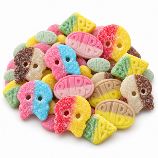 2 lb Assorted Bubs & Swedish Style Candies – Salad Bowl, Bucket, or Jar