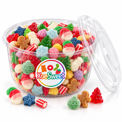 3lb Bucket, Jar or Salad Bowl - Christmas