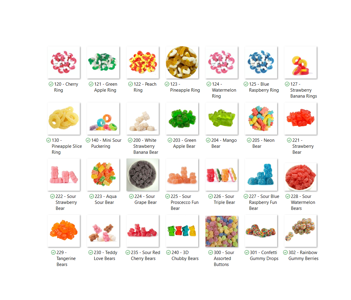 3lb Bucket or Salad Bowl Gummy Candy Pick n Mix
