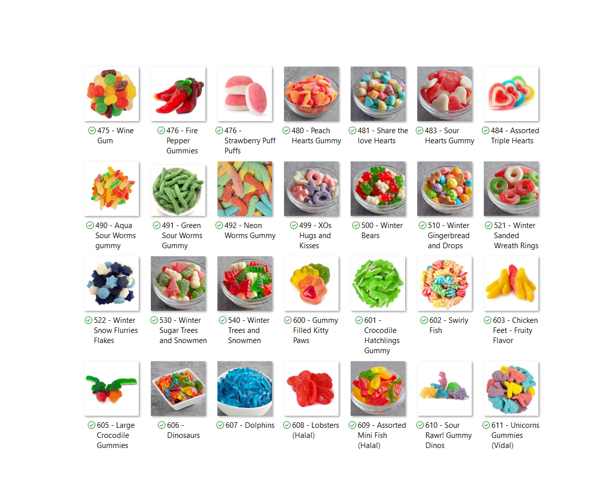 3lb Bucket or Salad Bowl Gummy Candy Pick n Mix