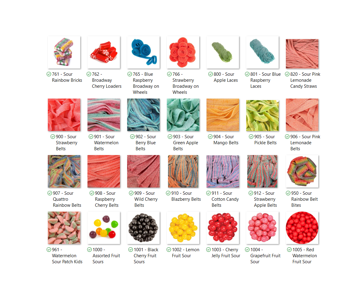 3lb Bucket or Salad Bowl Gummy Candy Pick n Mix