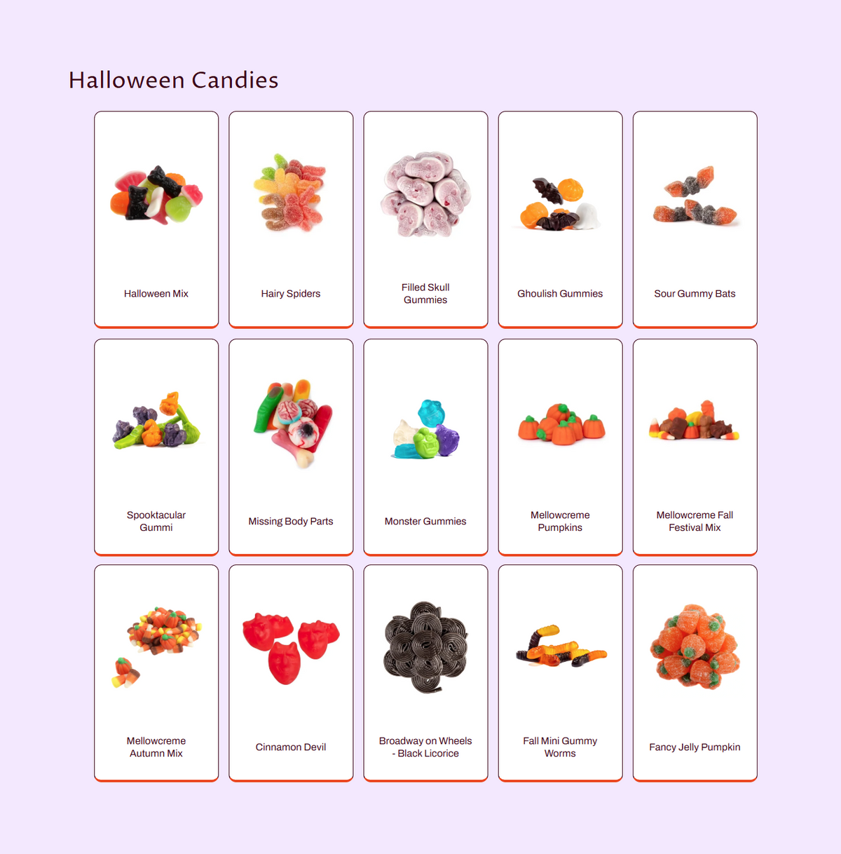 Halloween Themed Assorted Mix