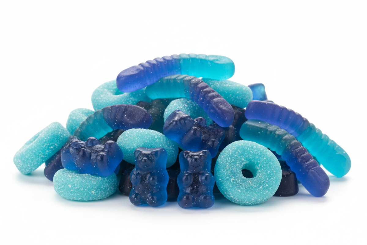 Blue Gummy Pile